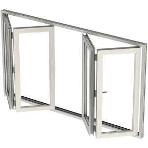 Aluminum Bi-folding Window