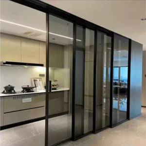 Aluminium alloy glass sliding door