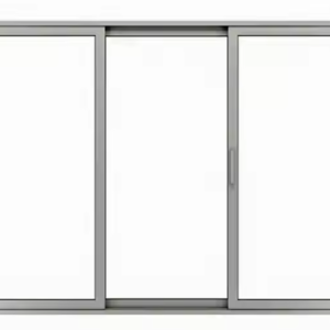 Sound and heat-insulating aluminium alloy glass door