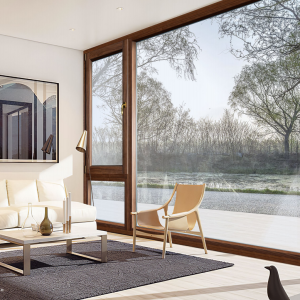 Wooden Comfort Series KS98 IN Aluminum-wood Passive House Windows