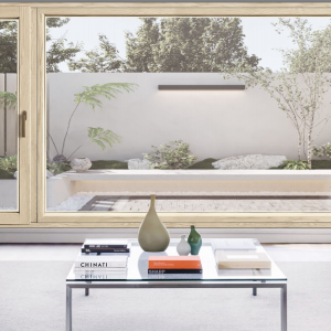 Wooden Simple Series KS138 OU Aluminum-wood Composite Awning Windows