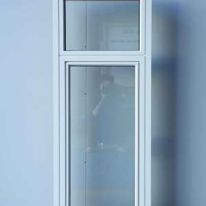 Premium Luxury KS105 Aluminum Wood Narrow Frame Fixed Window